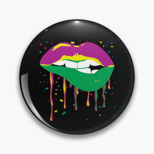Item preview, Purple and Green Dripping Lip designed and sold by BuxomBabe21.