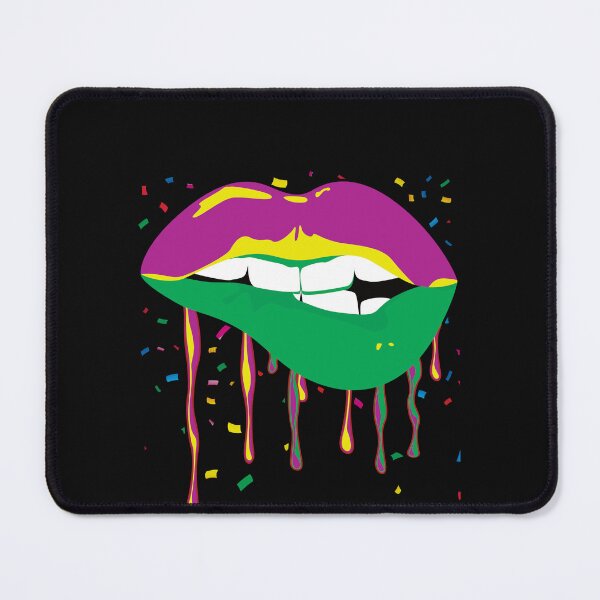 Item preview, Purple and Green Dripping Lip designed and sold by BuxomBabe21.
