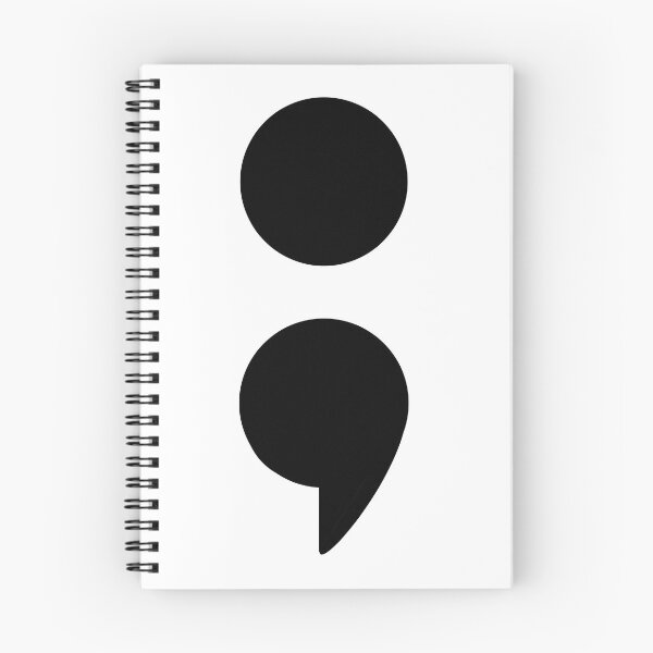 Item preview, Semicolon suicide awareness designed and sold by paisleythermond.