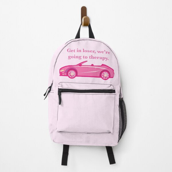 Item preview, Get in loser, we're going to therapy. Pink convertible, original design designed and sold by marina ralston.