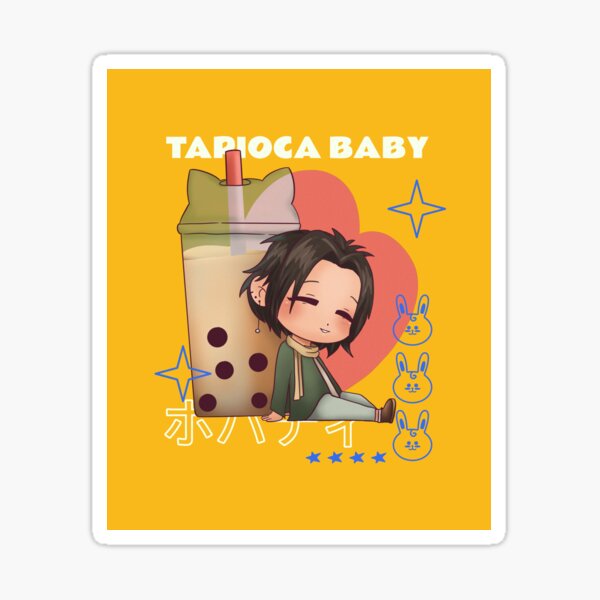 Vista previa del artículo con la obra «bebé de tapioca», diseñado y vendido por EverythingTea86.