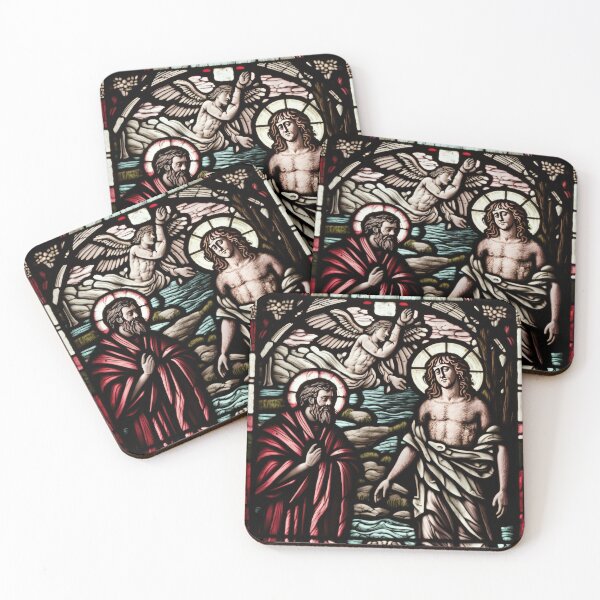 Item preview, The Baptism of Jesus in Stained Glass Radiance designed and sold by Glassmaster.