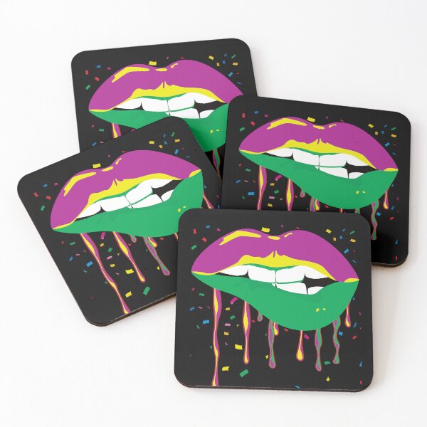Item preview, Purple and Green Dripping Lip designed and sold by BuxomBabe21.