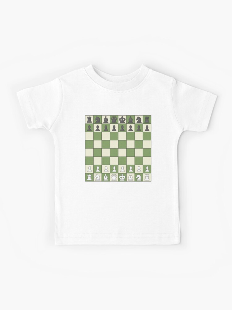 Nerdy Chess Board Chess.com Online Chess Player Strategy Game Geek Stickers  | Kids T-Shirt