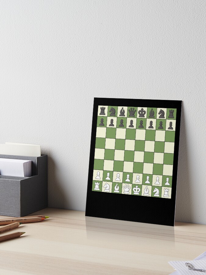 Nerdy Chess Board Chess.com Online Chess Player Strategy Game Geek Stickers  | Poster