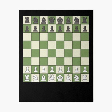 Chess Club Strategy Chess Board Game Gift Art Print