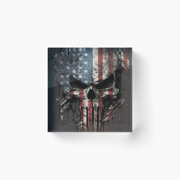 Item preview, American Skull designed and sold by MyFavorTee.