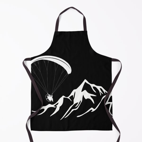 Item preview, Paramotor flying over mountains (white) designed and sold by TeamLouish.