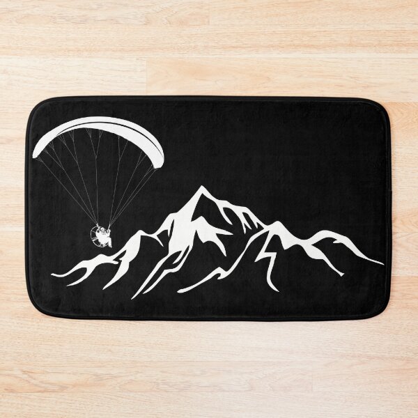 Item preview, Paramotor flying over mountains (white) designed and sold by TeamLouish.