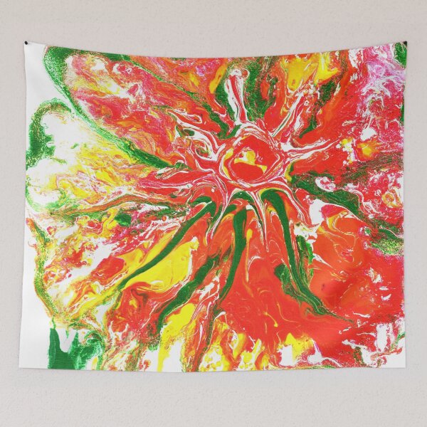 Item preview, A Red Flower designed and sold by VibrantArtwork.