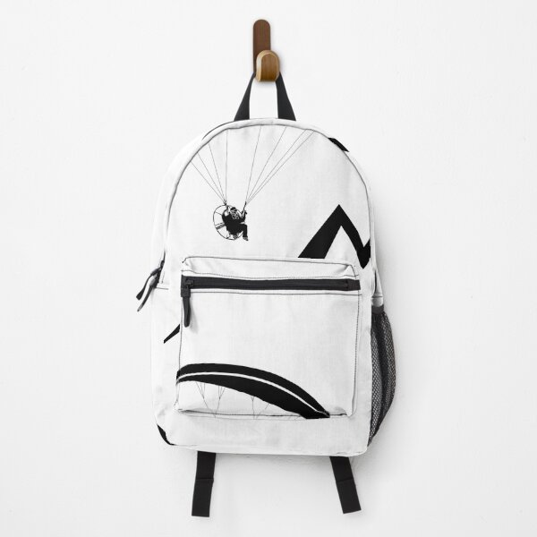 Item preview, Paramotor flying over mountains (black) designed and sold by TeamLouish.