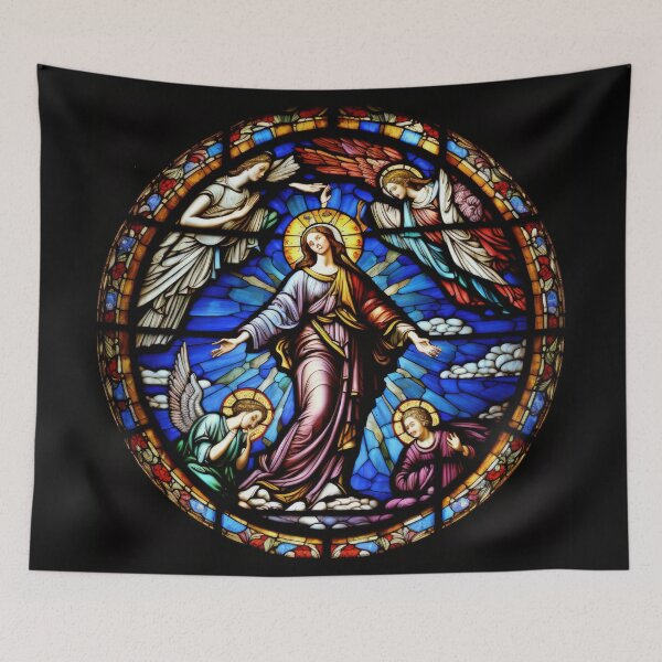 Item preview, The Assumption of Mary in Stained Glass Majesty designed and sold by Glassmaster.
