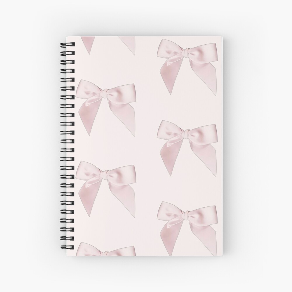 Coquette Pink Bow Hardcover Journal for Sale by h0tc0utureshop