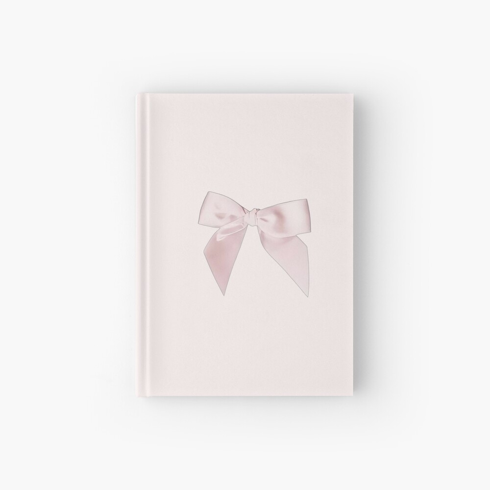 Coquette Pink Bow Hardcover Journal for Sale by h0tc0utureshop