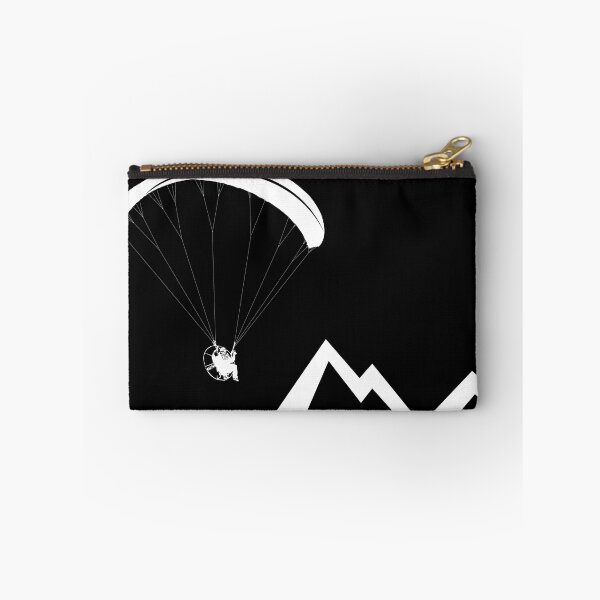 Item preview, Paramotor flying over mountains (white) designed and sold by TeamLouish.