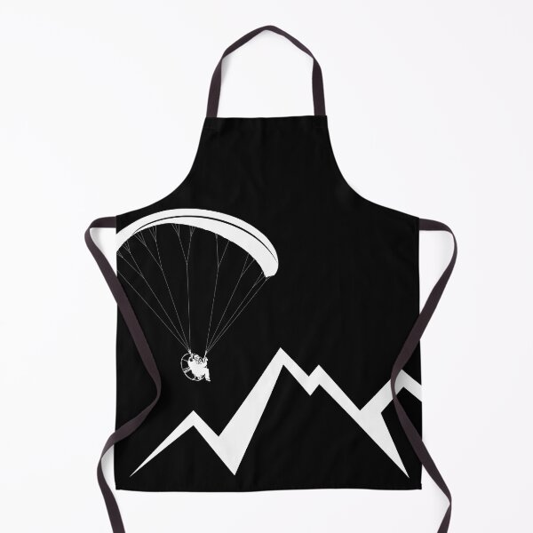 Item preview, Paramotor flying over mountains (white) designed and sold by TeamLouish.