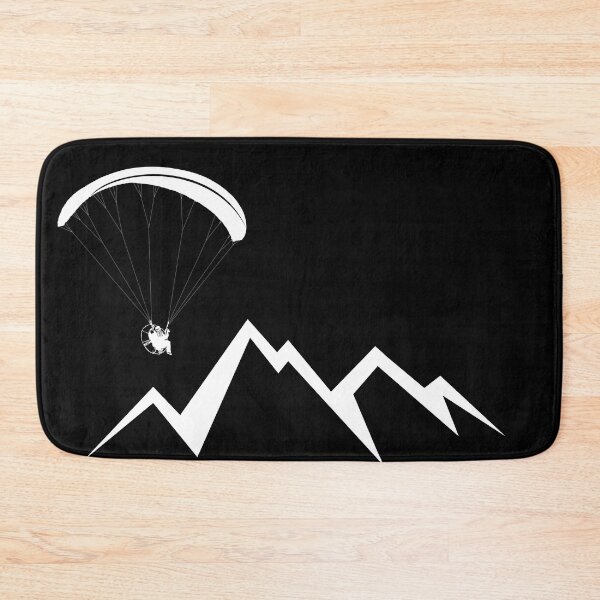 Item preview, Paramotor flying over mountains (white) designed and sold by TeamLouish.