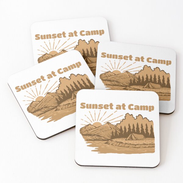Item preview, sunset at camp designed and sold by tegaraldiansyah.