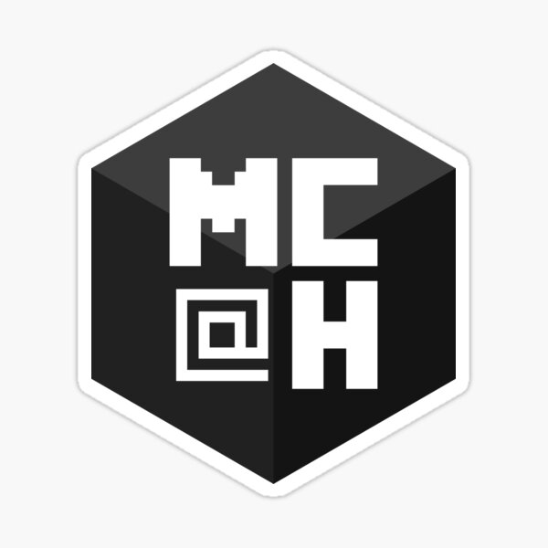 Logo MC@H Noir Sticker