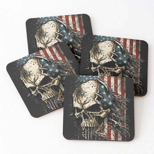 Item preview, American Skull designed and sold by MyFavorTee.