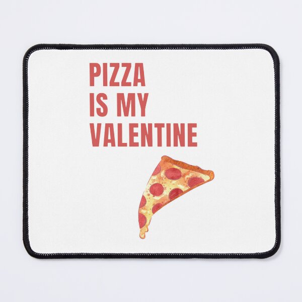 Item preview, Pizza is My Valentine designed and sold by VintageArtByIda.