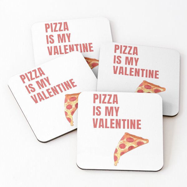 Item preview, Pizza is My Valentine designed and sold by VintageArtByIda.
