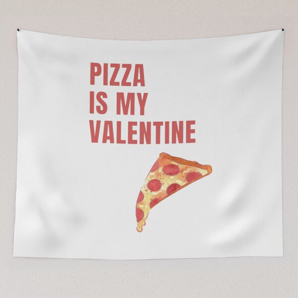 Artikelvorschau, Pizza ist mein Valentinsgruß entworfen und verkauft von VintageArtByIda.