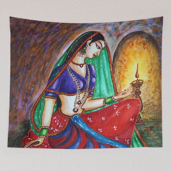 Item preview, Radha - waiting for her lover  designed and sold by Harsh  Malik.