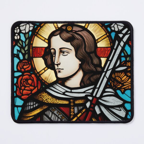 Item preview, Saint Joan of Arc in Stained Glass Brilliance designed and sold by Glassmaster.