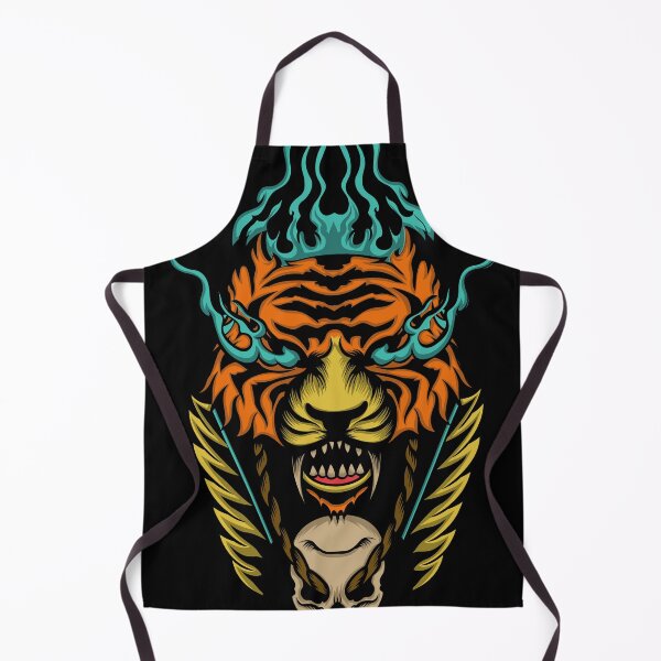 Item preview, Tiger Head with Skull designed and sold by Mark Cannon.