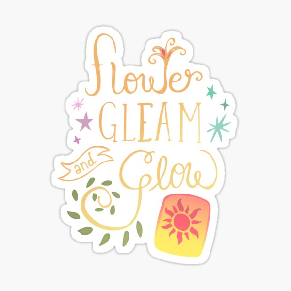 Flower gleam Sticker