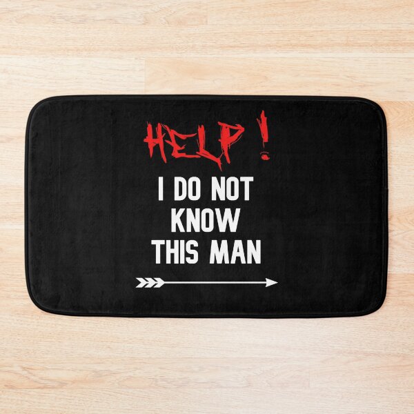 Item preview, Help I Do Not Know This Man funny cute couples matching designed and sold by everything4eva.
