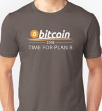 Bitcoin "Time for Plan B" Unisex T-Shirt
