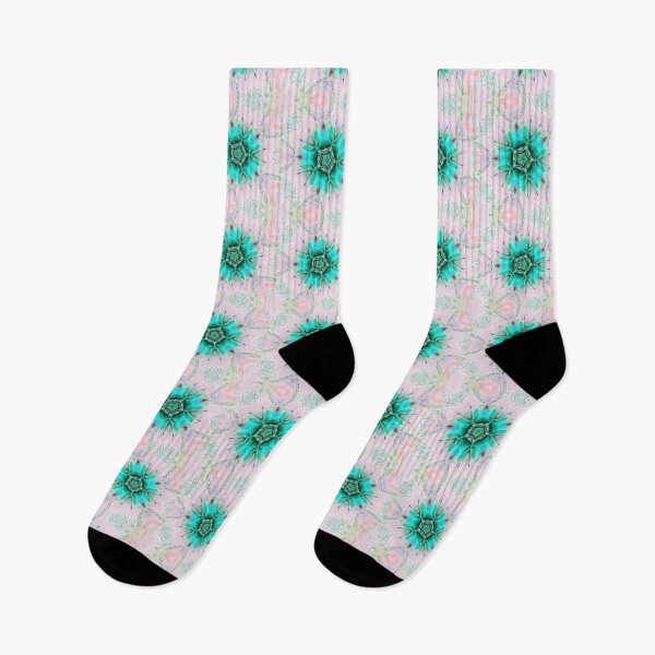 Item preview, Aqua Starflower Spring Meadow designed and sold by Healio2.