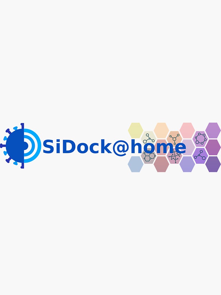 Aperçu 3 sur 3. Sticker avec l'œuvre SiDock@Home Logo complet créée et vendue par TheSCI.