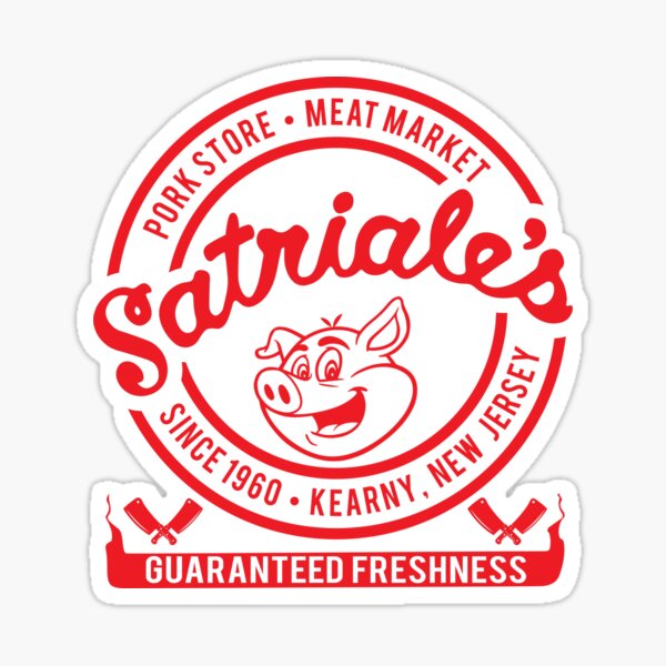 Vista previa del artículo con la obra «Mercado de carne II de la tienda de carne de cerdo de Satriale», diseñado y vendido por Alema Art.