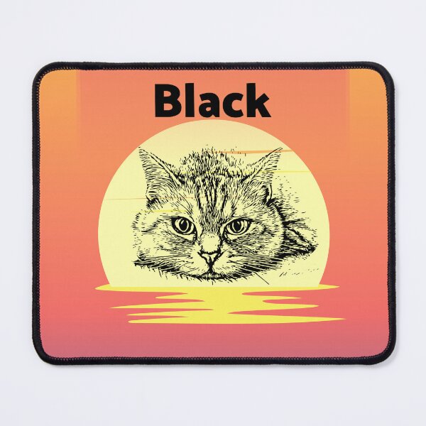Item preview, cat looking at sunset designed and sold by Mourad Abdellaoui⭐⭐⭐⭐⭐.