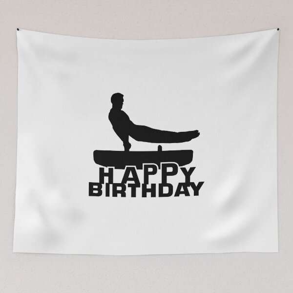 Item preview, Birthday T-Shirt, Happy Birthday T-shirt, gymnastic theme, Birthday Gift, Design for Man and Ladies ,Boy and Girl ,Classic T-Shirt Gift designed and sold by sixday 7day.