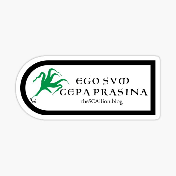 Ego Sum Cepa Prasina Sticker