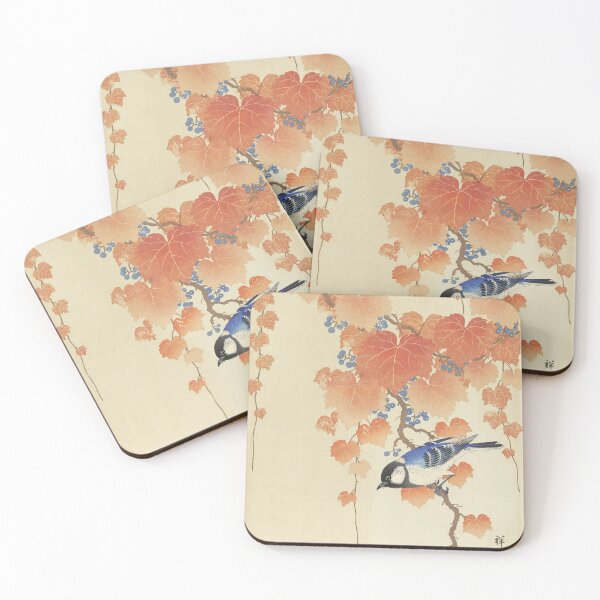 Item preview, Greattit bird on paulownia branch (1925 - 1936) by Ohara Koson designed and sold by CristalleLisa.