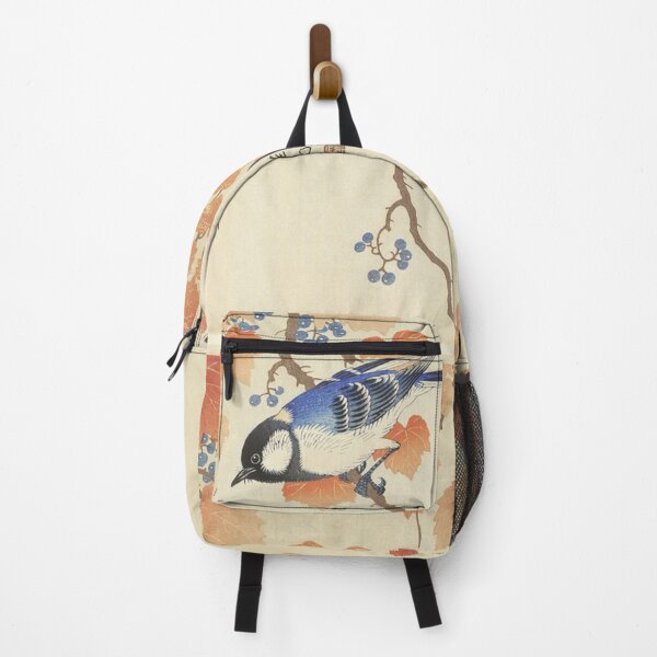 Item preview, Greattit bird on paulownia branch (1925 - 1936) by Ohara Koson designed and sold by CristalleLisa.