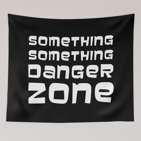 Item preview, Sterling Archer Something Something Danger Zone Black designed and sold by KinkShoppe.