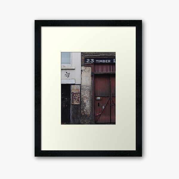 Timber Yard Framed Art Print