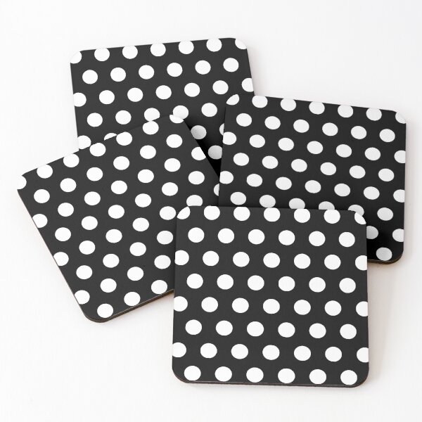 Item preview, White And Black Polka Dots designed and sold by starrylite.