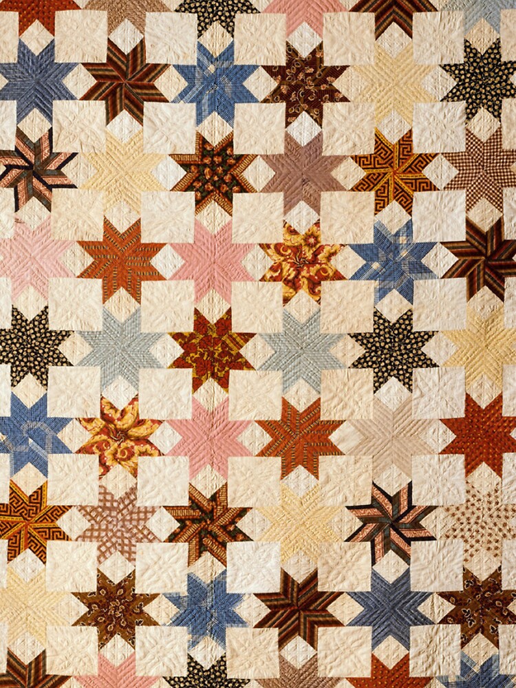 Colorful Vintage Stars Quilt iPhone Case