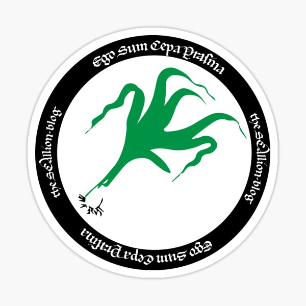 Artikel-Vorschau von Ego Sum Cepa Prasina - rund, designt und verkauft von TheSCAllionBlog.