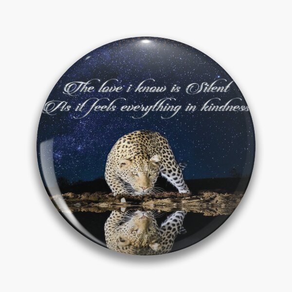 Item preview, leopard design : The love i knew is Silent As it Feels everything in kindness  designed and sold by BAYIDESIGNER.