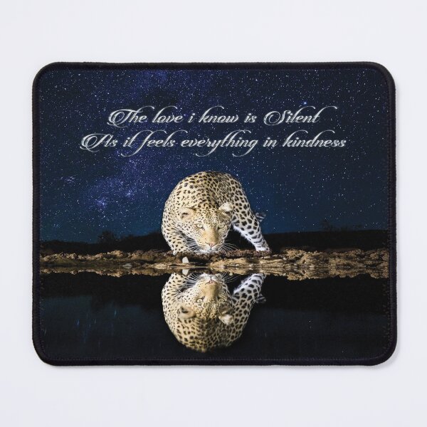 Item preview, leopard design : The love i knew is Silent As it Feels everything in kindness designed and sold by BAYIDESIGNER.