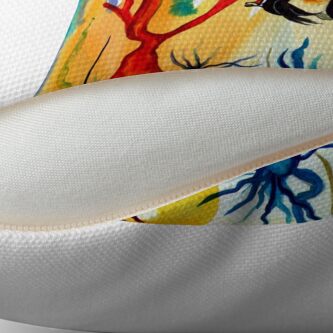 Alternate view of Colours of the Sea Throw Pillow