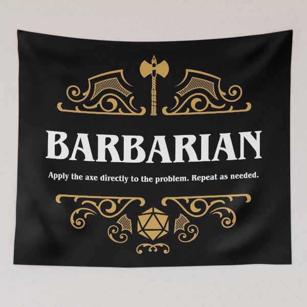 Item preview, Barbarian Class Tabletop RPG Gaming designed and sold by pixeptional.